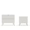 Manhattan Comfort Rockefeller Dresser and Nightstand Set, Off White 104GMC8 - alternate 5